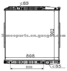 MERCEDES BENZ Radiator 9425001603