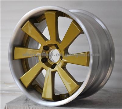 Three Piece Forged Wheel T6061 Alloy material