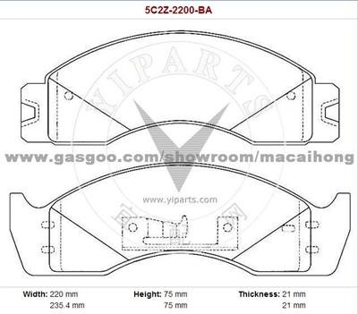 Brake Pad for Acura 58101-1cA00