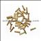 Oval Head Semi-Tubular Brass Rivets