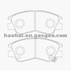 BRAKE PAD MB510569 MITSUBISHI