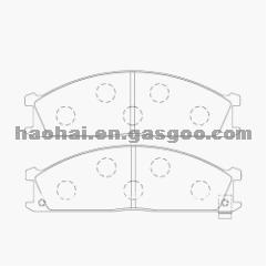 BRAKE PAD 41060-86X02 NISSAN