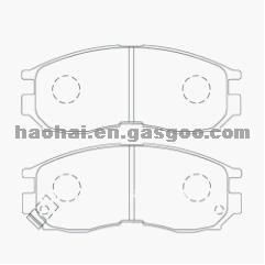 BRAKE PAD MB589511 HYUNDAI