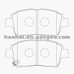 BRAKE PAD 04465-12592 TOYOTA