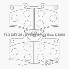 BRAKE PAD 04465-YZZ57 TOYOTA