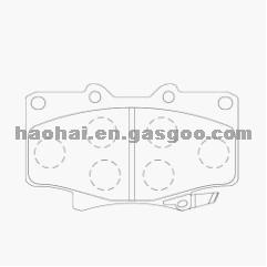 BRAKE PAD 04465-YZZ53 TOYOTA