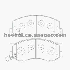 BRAKE PAD 04465-28340 TOYOTA