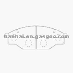 BRAKE PAD 04465-YZZ56 TOYOTA