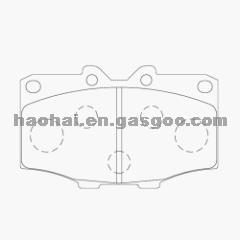 BRAKE PAD 04465-YZZ59 TOYOTA