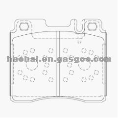 BRAKE PAD 0014209820 MERCEDES-BENZ