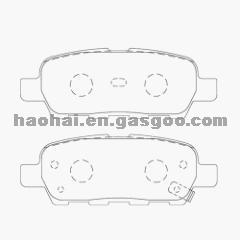 BRAKE PAD AY060NS026 NISSAN