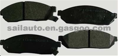 Brake Pad D281-7104/FDB208/WVA20731 For Honda