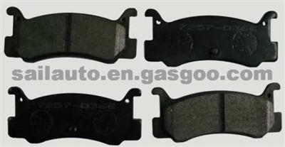 Brake Pad for Mazda/ Mercury D366-7257/ Fdb482/ Wva20008