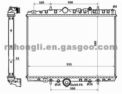 PEUGEOT RADIATOR 133077