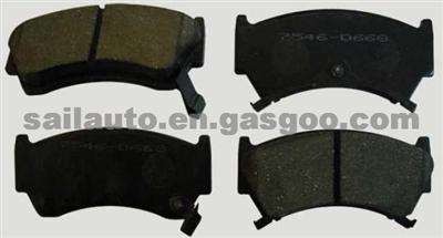 Nissan Brake Pad D668-7546/FDB1091/WVA23004/WVA21353