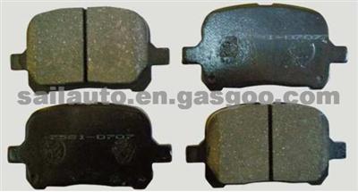 Brake Pad For Ford/Lincoln/Mercury D707-7581/FDB1437