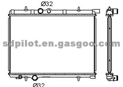Radiator For Peugeot 206 OE:133038