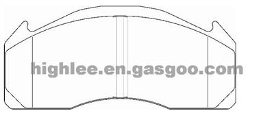 Brake Pad 29125 For Heavy Duty Truck