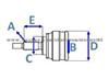 OPEL CV Joint OE 0374003 90538595