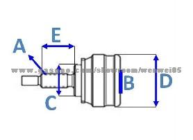 OPEL CV Joint OE 0374003 90538595