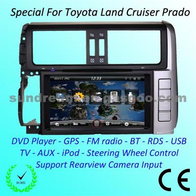 Special Car DVD Player For Toyota Land Cruiser Prado 2010-2011