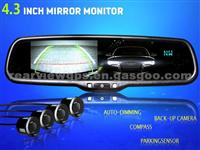 4. 3 Inch Auto-dimming Rearview Mirror Monitor for Honda Odyssey Ridgeline