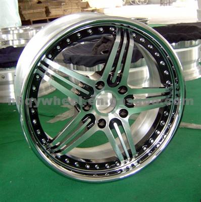 Three Piece Forged Wheel 6061 Alloy 18-22 inch