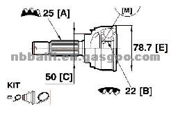 Mitsubishi CV Joint OE MB526067 MB526118 MB620770