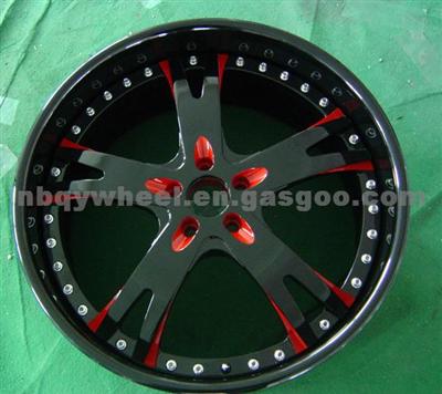 Three Piece Forged Wheel with TS16949