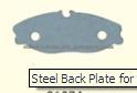 Steel Back Plate WVA 21674 Peugeot