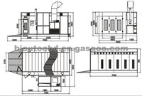 Spray Booth With Water-Borne Paint System MST-BY-6