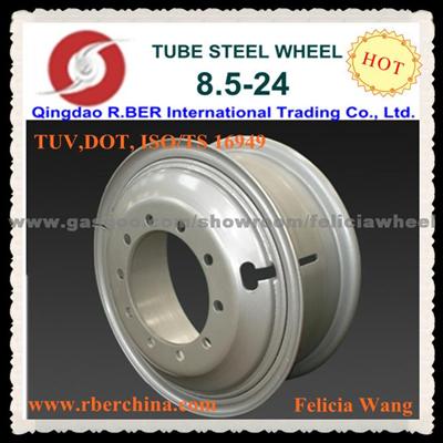 8.5-24 Trailer Wheels TUV, DOT And ISO/TS16949 Certificated;