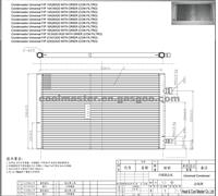 Universal Condenser /P 12X26X20 WITH DRIER (CON FILTRO)