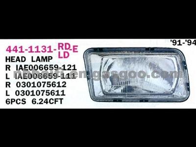 441-1131-RD/LD-E AUDI HEAD LAMP OE 4411131 IAE006659-121 IAE006659-111 0301075612 0301075611