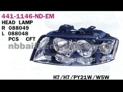 441-1146-ND-EM AUDI HEAD LAMP OE4411146-ND-EM