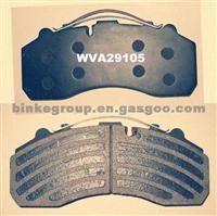 WVA29105 VOLVO MAN BENZ SCANIA DAFTRUCK BRAKE PAD OEM2992348