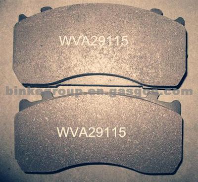 WVA29115 MAN TRUCK BRAKE PAD OEM81508208085