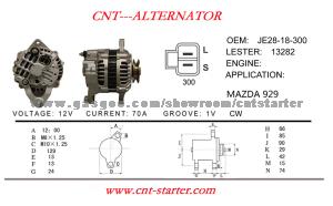 Mazda 929 Alternator OEM:JE28-18-300