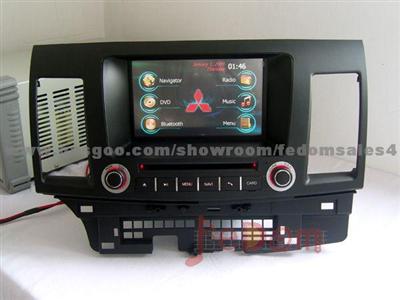 Car DVD GPS Player + Bluetooth + AM/FM Radio + MP3/MP4/MP5 Player For Mitsubishi Lancer EX