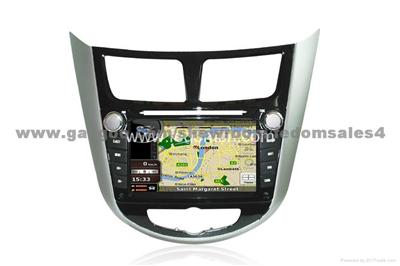 Auto Audio GPS Navigation System For Hyundai Verna/Solaris