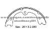 Brake Shoe Set for NISSAN NN2078