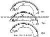 Brake Shoe Set for ISUZU NR4034