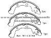 Brake Shoe Set for SUBARU 7251-78041