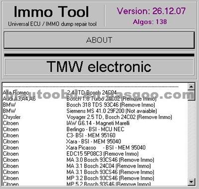 Repair Tools IMMO Tool 26.12.2007
