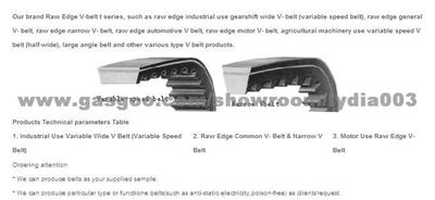 Raw Edge V-Belt