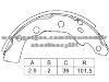 Brake Shoe Set for MITSUBISHI K6733