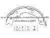 Brake Shoe Set for MITSUBISHI K6681