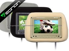 E1001A Eonon 7 Inch Moquette Headrest with pillow color TFT-LCD Monitor Built-in Earphone Jack (E1001A, Gray)Model Number: E1001A