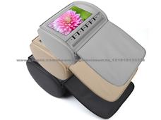 L0205 2X9 Inch Analog Screen Leather Car Headrest DVD Player- One Pair, Zipper Cover, Support IR Earphone (L0205, Gray)Model Number: L0205