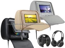 C1032 2X7 Inch Digital Screen Tan Color Headrest DVD Player (C1032)Model Number: C1032